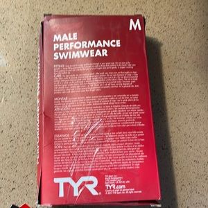 TYR Male Performance swimwear Jammer size 34, color royal.